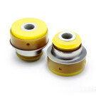 Полиуретановый комплект сайлентблоков передней подвески, верхнего рычага, меньший, крепление к цапфе