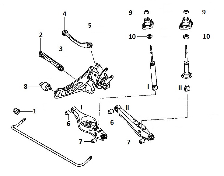 Подвеска мицубиси аутлендер 3 схема