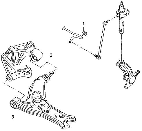 Передняя подвеска фольксваген поло схема