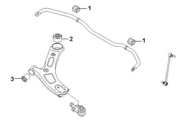 Схема передняя подвеска хендай гранд старекс