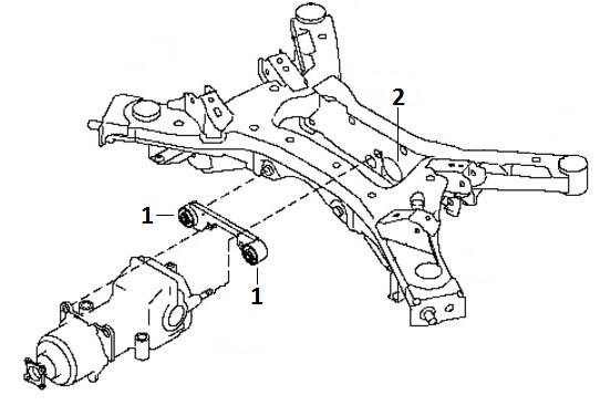 Передняя подвеска ниссан мурано z51 схема