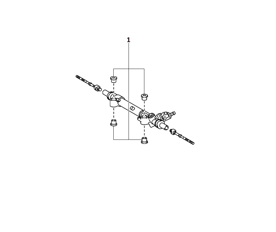 Схема рулевой рейки прадо 120